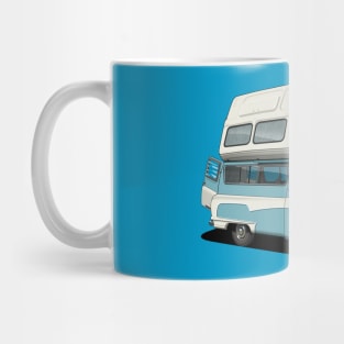 Bedford Camper Van in Blue Mug